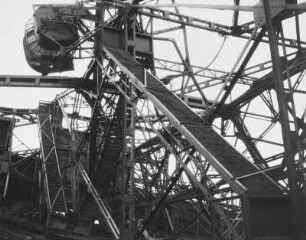 Tagebau Böhlen (heute Tagebau Zwenkau). Abraumbrücke, Einstieg