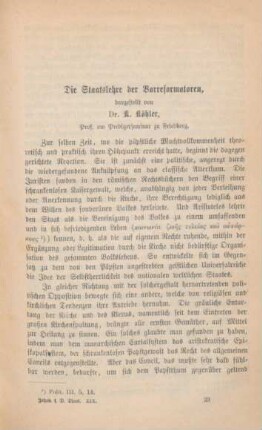 353-392 Die Staatslehre der Vorreformatoren