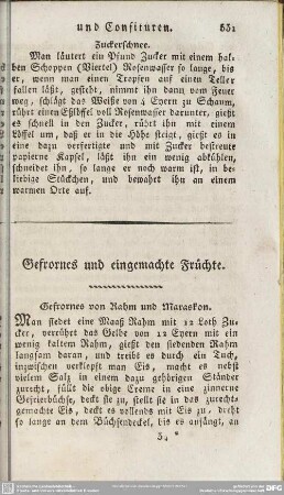 Gefrornes und eingemachte Früchte