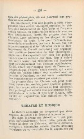 Théatre et musique
