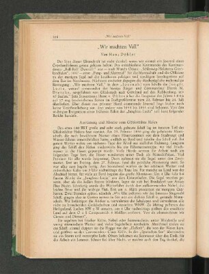 "Wir machten Vall"