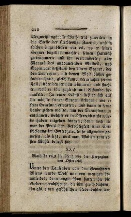 XXV. Mathilde reizt die Neugierde der Herzoginn von Österreich.