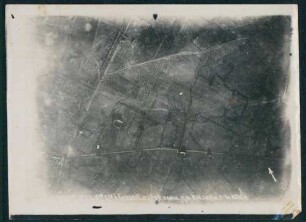 Foto des Geländes östlich von Kemmel südwestlich von Ypern (Luftbild)
