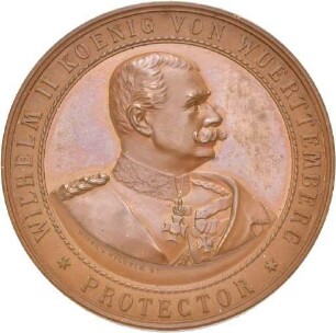Preismedaille der Fachausstellung für Fleischerei, Kochkunst und verwandte Gewerbe 1902 in Stuttgart