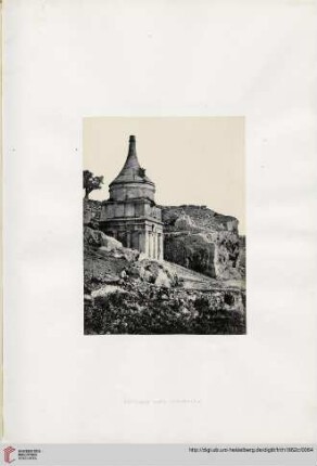 Absalom's Tomb, Jerusalem