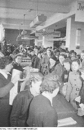 Handelsorganisation (HO) - Konsumgenossenschaft, Kaufhaus, Februar 1954