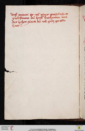 Raimundus de Capua OP: Vita Catharinae Senensis (Auszug, deutsch)