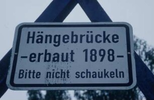 Gehwegbrücke ü. Fulda Hann. Münden