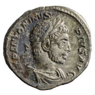 Münze, Denar, 222 n. Chr.