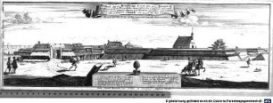 Prospect, deß in AUGSPURG A° 1704. von denen Franzosen mit Ruinierung des Evangelischen Gottes Ackers bei S. stephan, und unterschidlichen daran gelegenen Gärten und Häusern, auf solchen aufgerichteten Forts oder so genanten Cittadels, wie es von der Statt anzusehen : Ist noch dises Iahr, H. den 16. Aug: sambt der Statt von ihnen verlassen worden