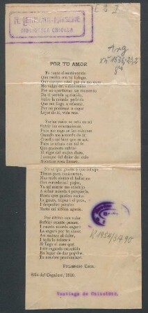 [Poema] Por tu amor