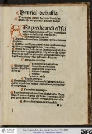 Ars predicandi est scientia docens de aliquo aliquid dicere subiectum artis illius est verbum dei...