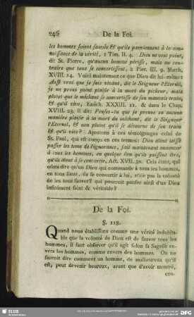 De la Foi