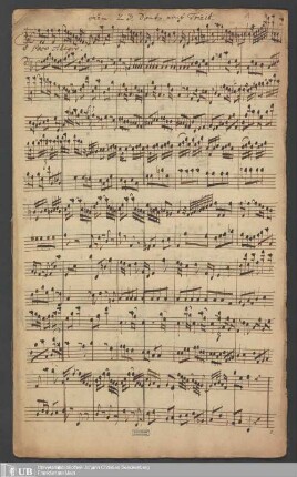 Ms. Ff. Mus. 991 - Am 23. Sonnt. nach Trinit. : Es ist keine Obrigkeit ohne von Gott ; S. A. T. B., 2 violini, 2 hautbois se piace, 1 viola, violoncello et organo : 1727
