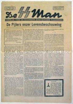 Wochenzeitung der flämischen SS "De SS Mann"