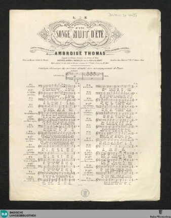 1: Chanson : pour tenor