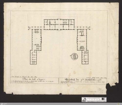 Plan du bell Etage