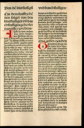 Czu dem funfftzehenden folget von den blutflussigen und bauchflussigeu geheylet ...