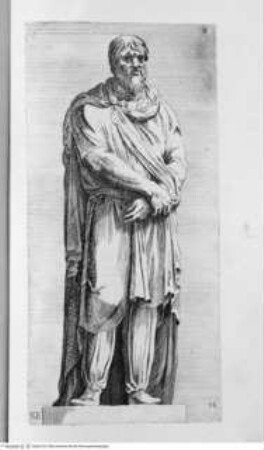 Segmenta nobilium signorum e[t] statuaru[m], quae temporis dentem invidium evasere, urbis aeternae ruinis erepta typis aeneis ab ce commissa perpetuae venerationis monumentum. (Romae) 1638 (1653)Tafel 16: Captinus - Illmo. D. D. Rogerio Duplesseis Dño. de Liancourt Marchioni de Montfort, comiti de la Rocheguion E.a. ... [Icones et] segmenta nobilium signorum et statuarum quae temporis dentem invidium evasere urbis aeternae ruinis erepta typis aeneis ab ce comissa perpetuae venerationis monumentum