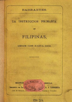La instruccion primaria en Filipinas