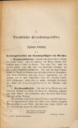 Praktische Erziehungslehre für Seminaristen und Volksschullehrer