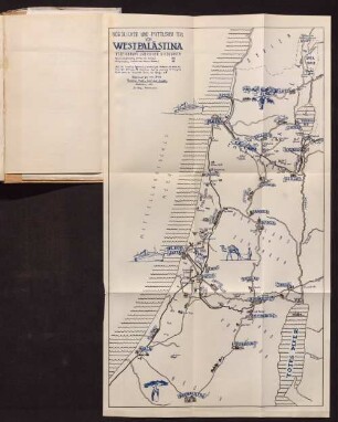 Nördlicher und mittlerer Teil von Westpalästina