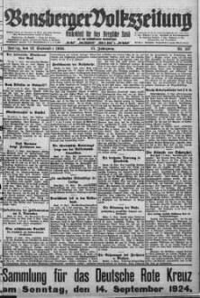 Bensberger Volkszeitung. 1907-1929