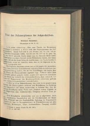 Über den Polymorphismus des Jodquecksilbers