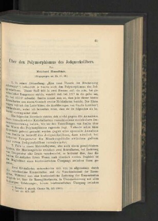 Über den Polymorphismus des Jodquecksilbers