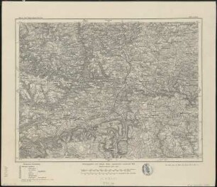 Bl. 592: Aalen, 1908 : 592 : Aalen. - Hrsg. 1894, Nachtr. bis 1898, einzelne Nachtr. 1908. - Berlin , 1908. - 1 Kt.