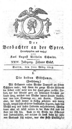 10. Stueck, 7. Maerz 1825