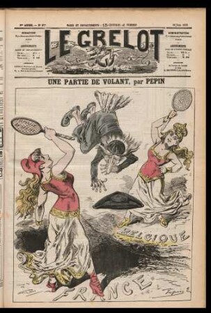 Une partie de volant, par Pépin