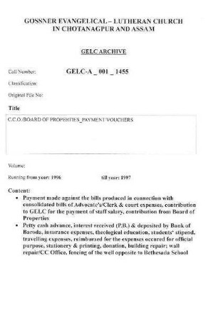CC OFFICE-BOARD OF PROPERTIES, PAYMENT VOUCHERS