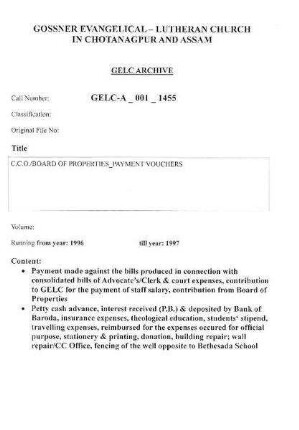 CC OFFICE-BOARD OF PROPERTIES, PAYMENT VOUCHERS