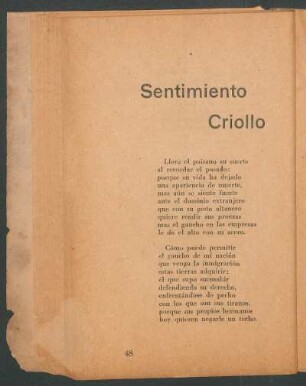 Sentimiento Criollo