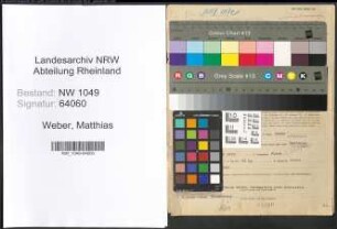 Entnazifizierung Matthias Weber , geb. 12.02.1900 (Kaufmann)