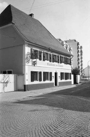 "Gasthaus zum Ochsen" in der Pfinzstraße 64 in der Altstadt von Durlach