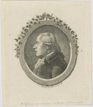 Bildnis des Hieronymus Christoph Wilhelm Eschenbach