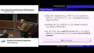 Remarks on the Riemann hypothesis