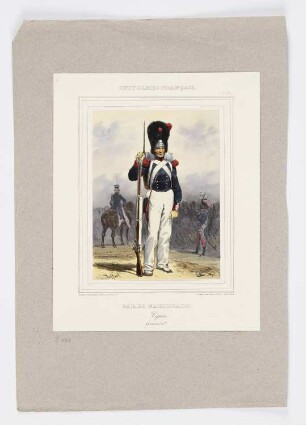 Garde nationale, Blatt 31 der Folge "Sammlung der Militärkostüme der Armee, der Marine und der Nationalgarde"