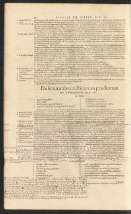 De servitutibus rusticorum praediorum et urbanorum. Tit. III.