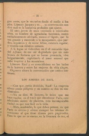 Los amores de Raúl