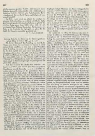 607-609 [Rezension] Seeberg, Reinhold, Der Ursprung des Christusglaubens