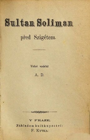 Sultan Soliman před Szigétem