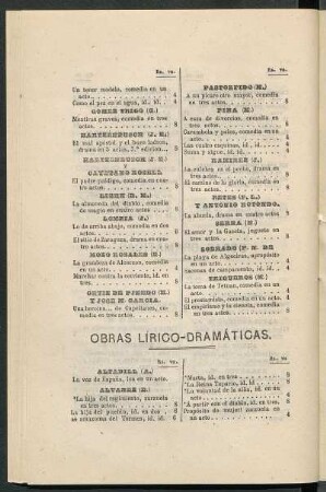 Obras lírico-dramáticas.
