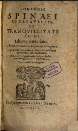 De tranquilitate animi libri VII