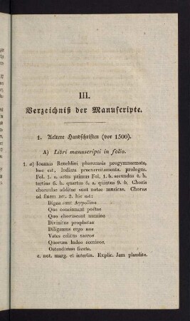 27-72, 1. Aeltere Handschriften