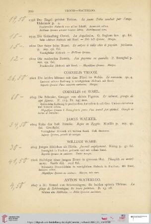 [W] (Nr. 2603 - 2761)