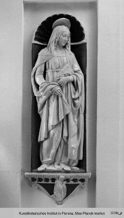 Maria und der Verkündigungsengel Gabriel - Pala di Fontecastello