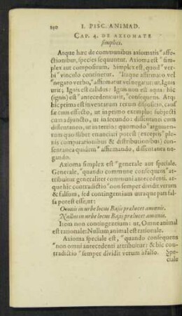 Cap. 4. De Axiomate simplici.